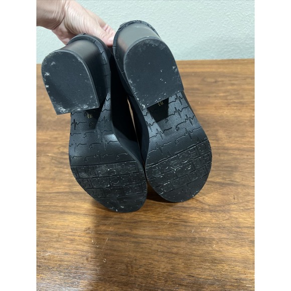 BC Shoe Women 8.5 Peep toe Bootie Black‎ Heel Breezy - Picture 9 of 9